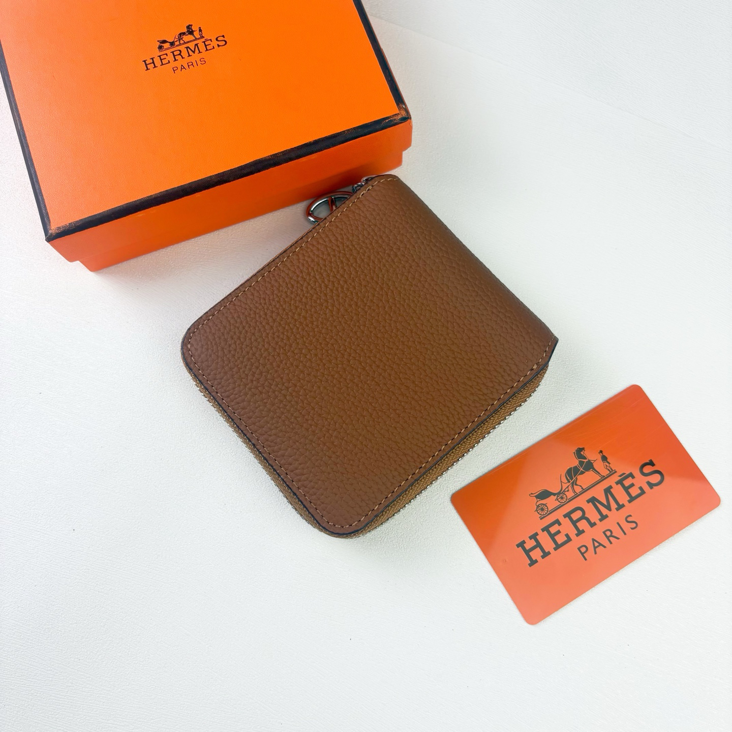Hermès Silk'in Wallet in Calfskin - Image 2