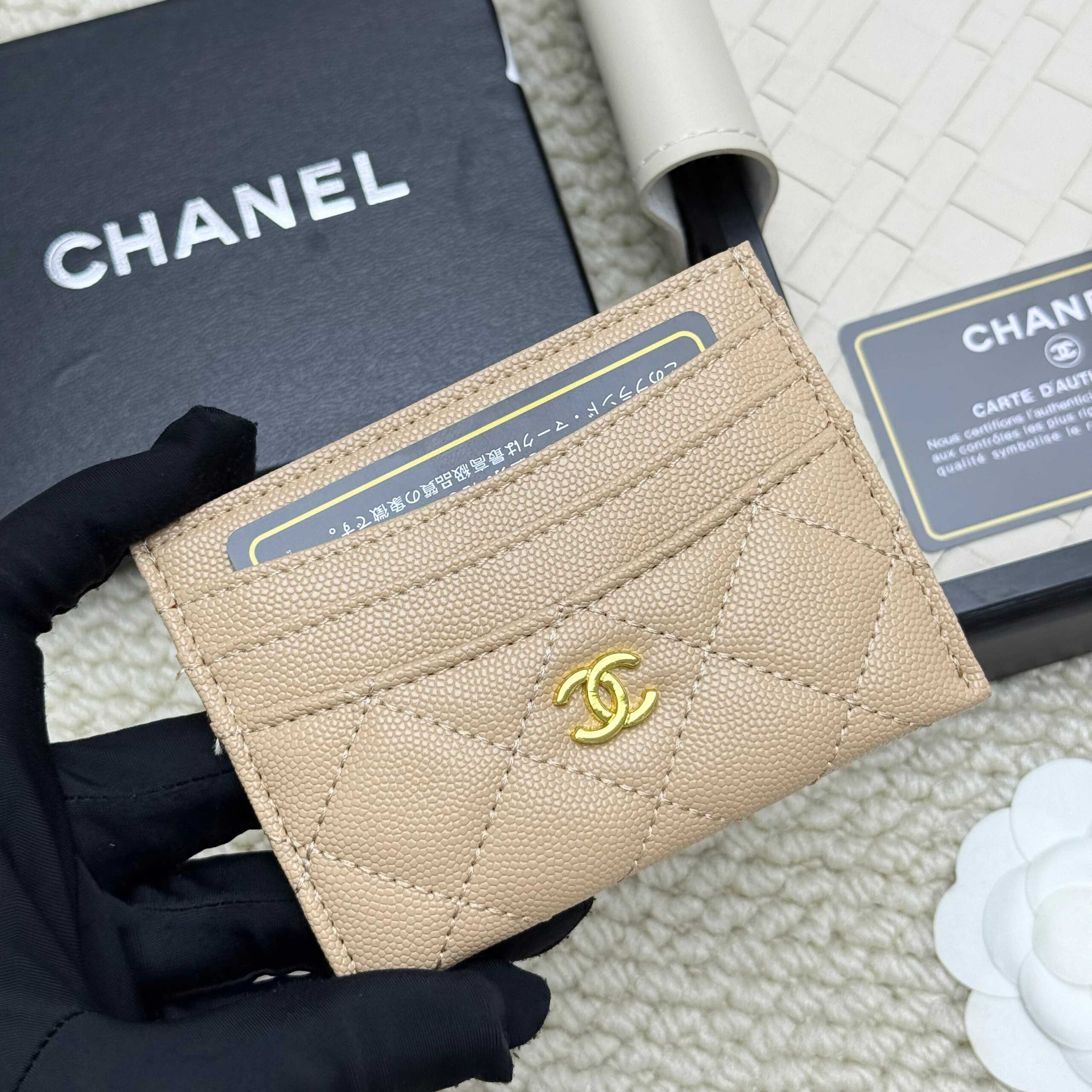 Chanel Lambskin Card Holder - Image 2