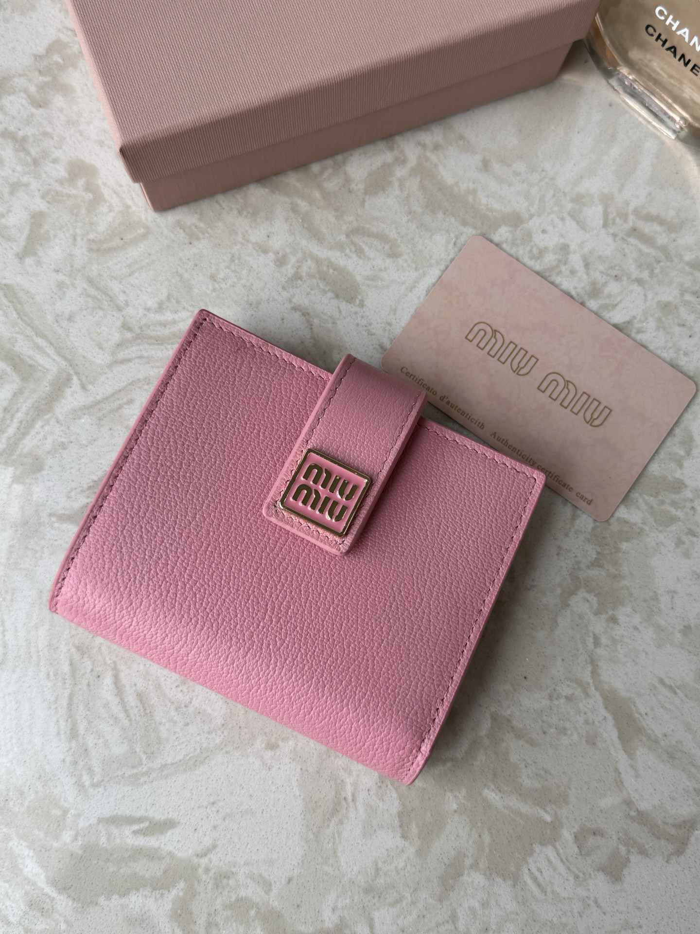 Miu Miu Leather Card Holder - Image 2