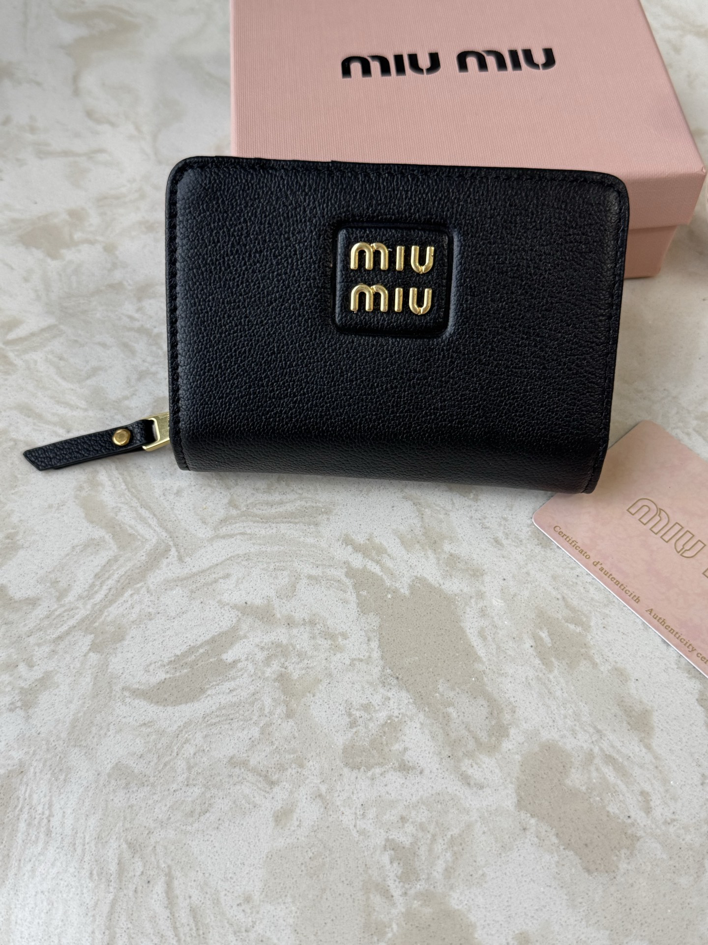 Miu Miu Leather Slim Wallet - Image 2