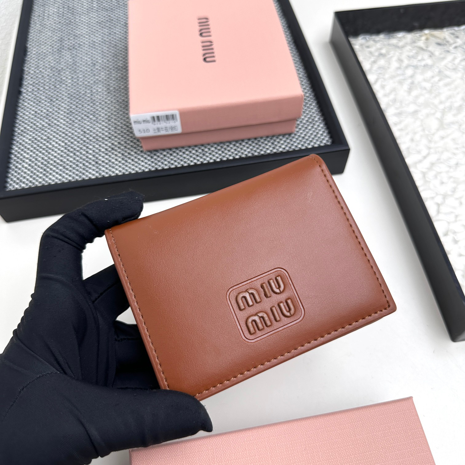 Miu Miu Leather Coin Purse - Image 2