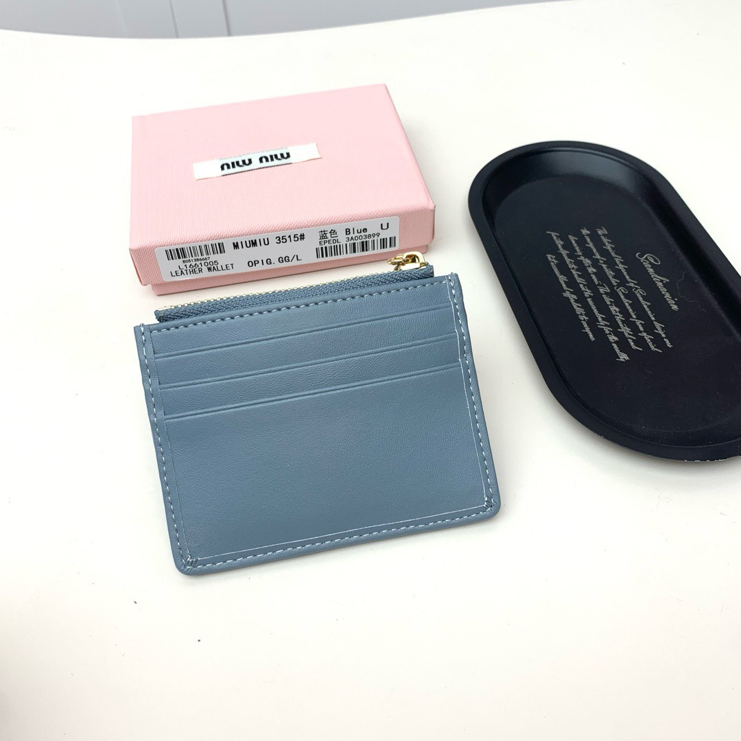 Miu Miu Quilted Lambskin Wallet - Image 2