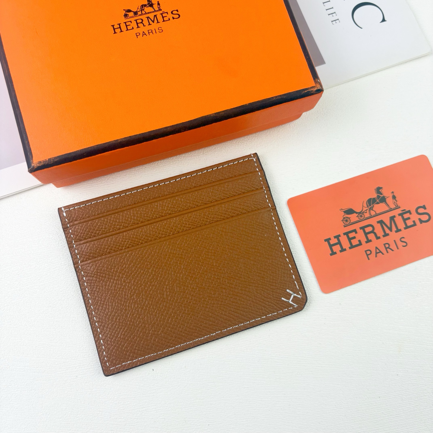 Hermès Evercolor Calfskin Card Holder - Image 2