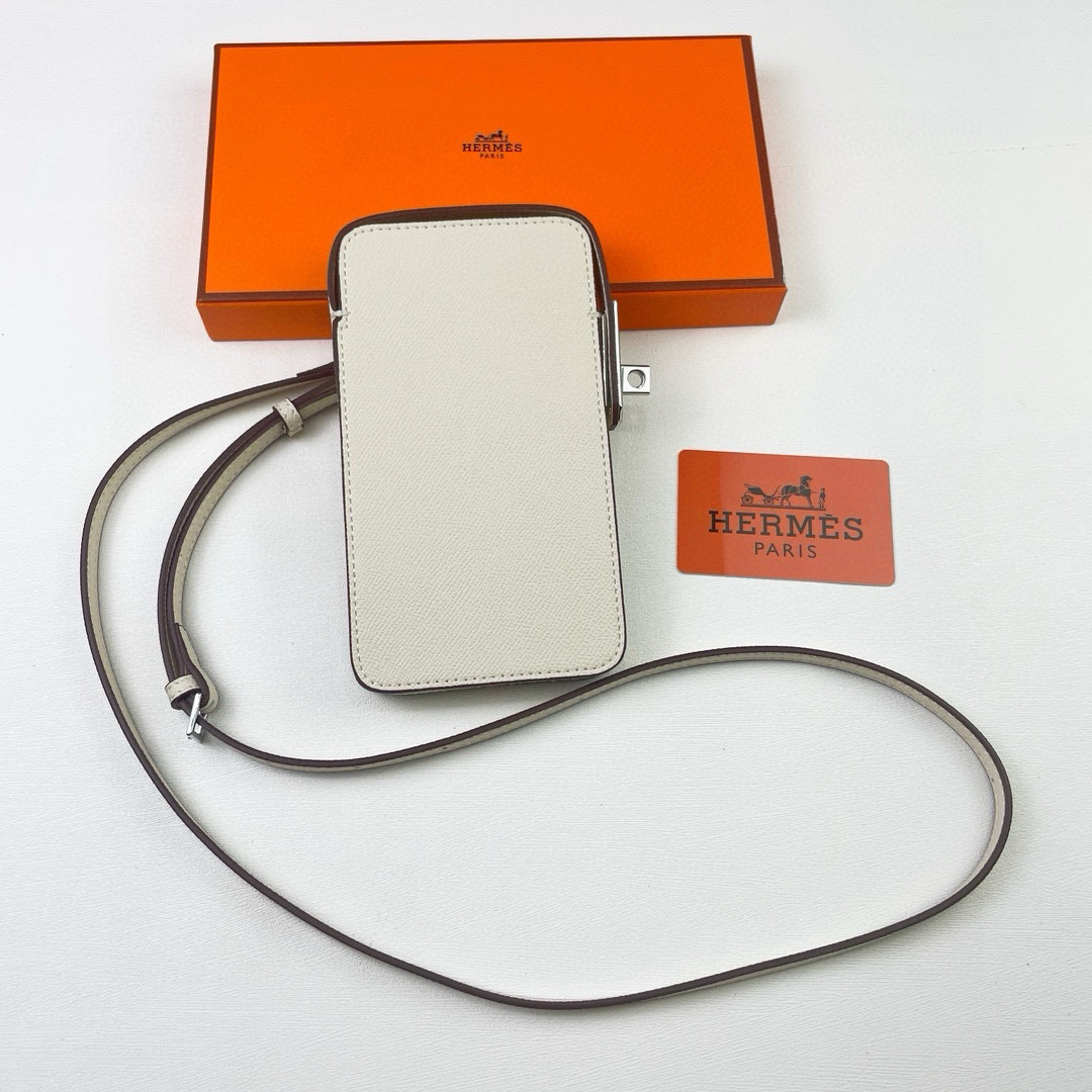 Hermes Hac a Box Tadelakt Calfskin Phone Case - Image 2