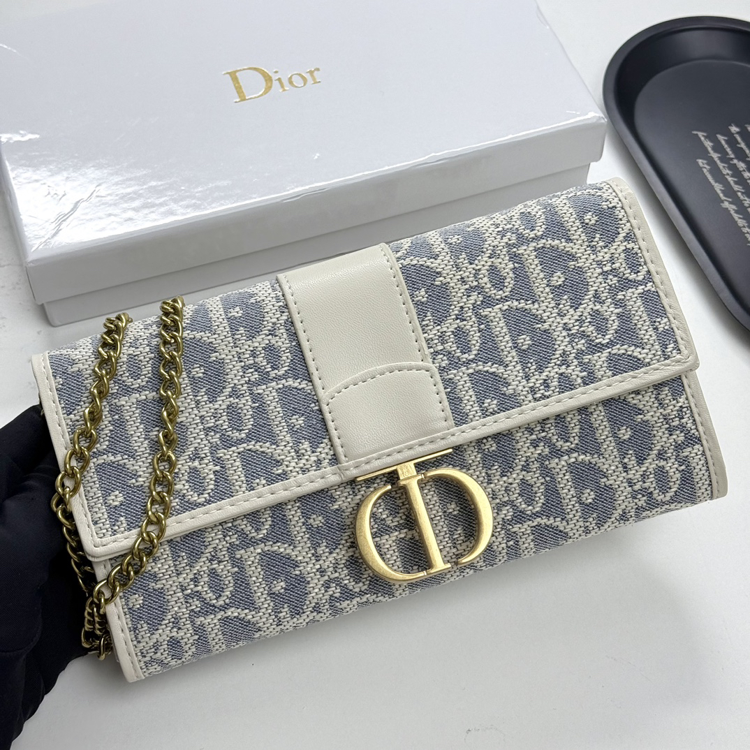 Dior Leather Shoulder Bag 62166 - Image 2