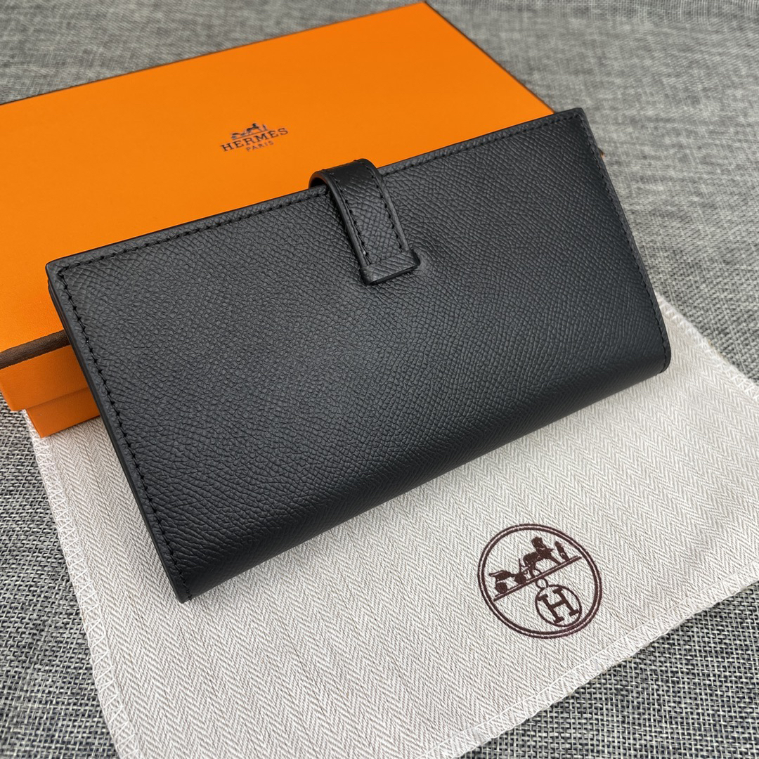 Hermes Epsom Leather Vertical Zip Wallet - Image 2