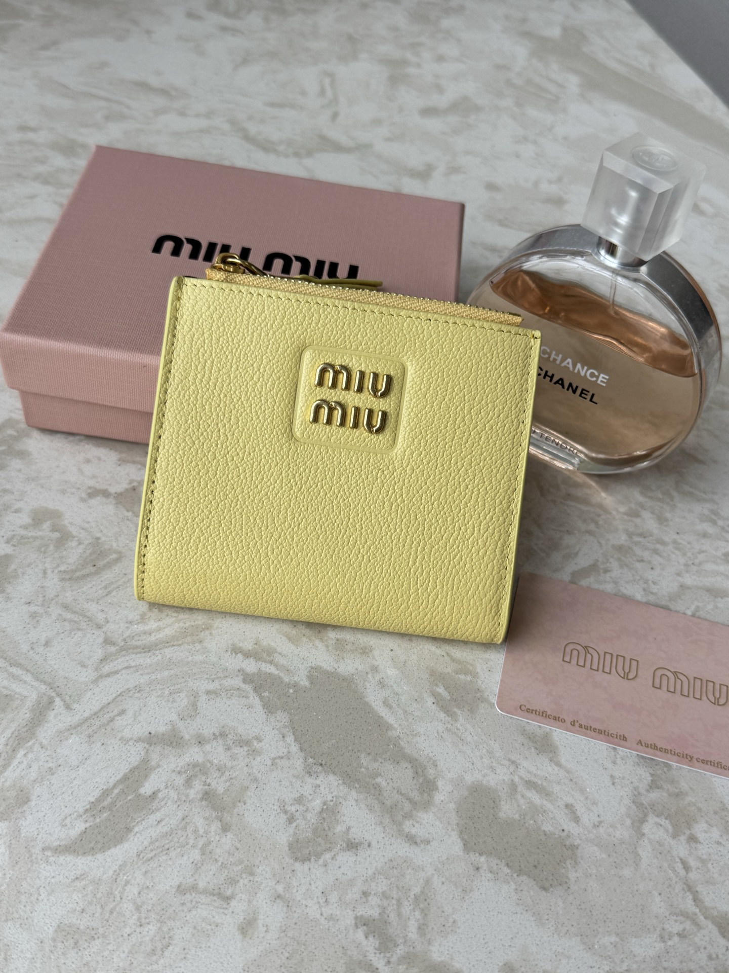 Miu Miu Slim Leather Wallet - Image 2