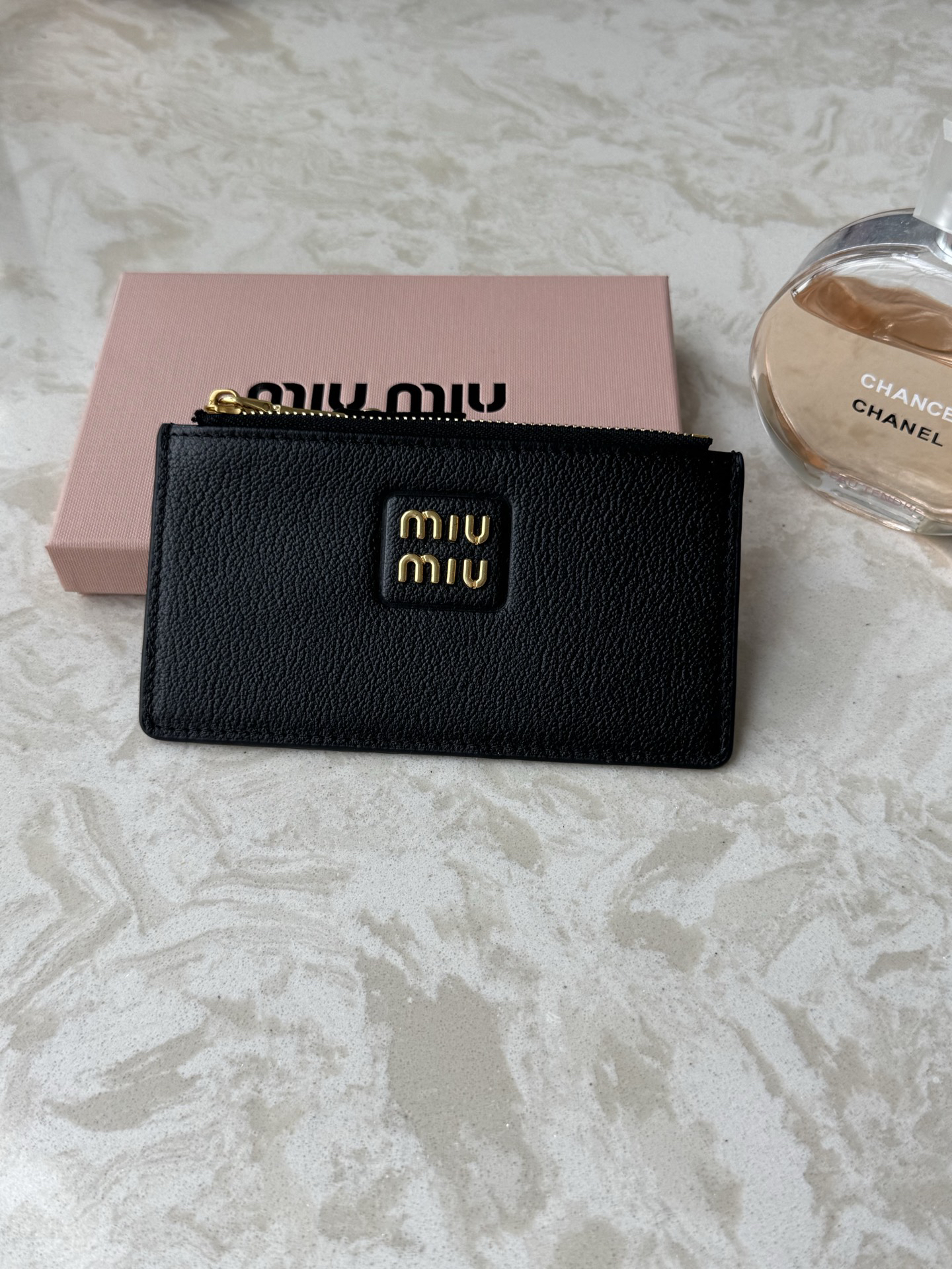 Miu Miu Leather Card Holder - Image 2