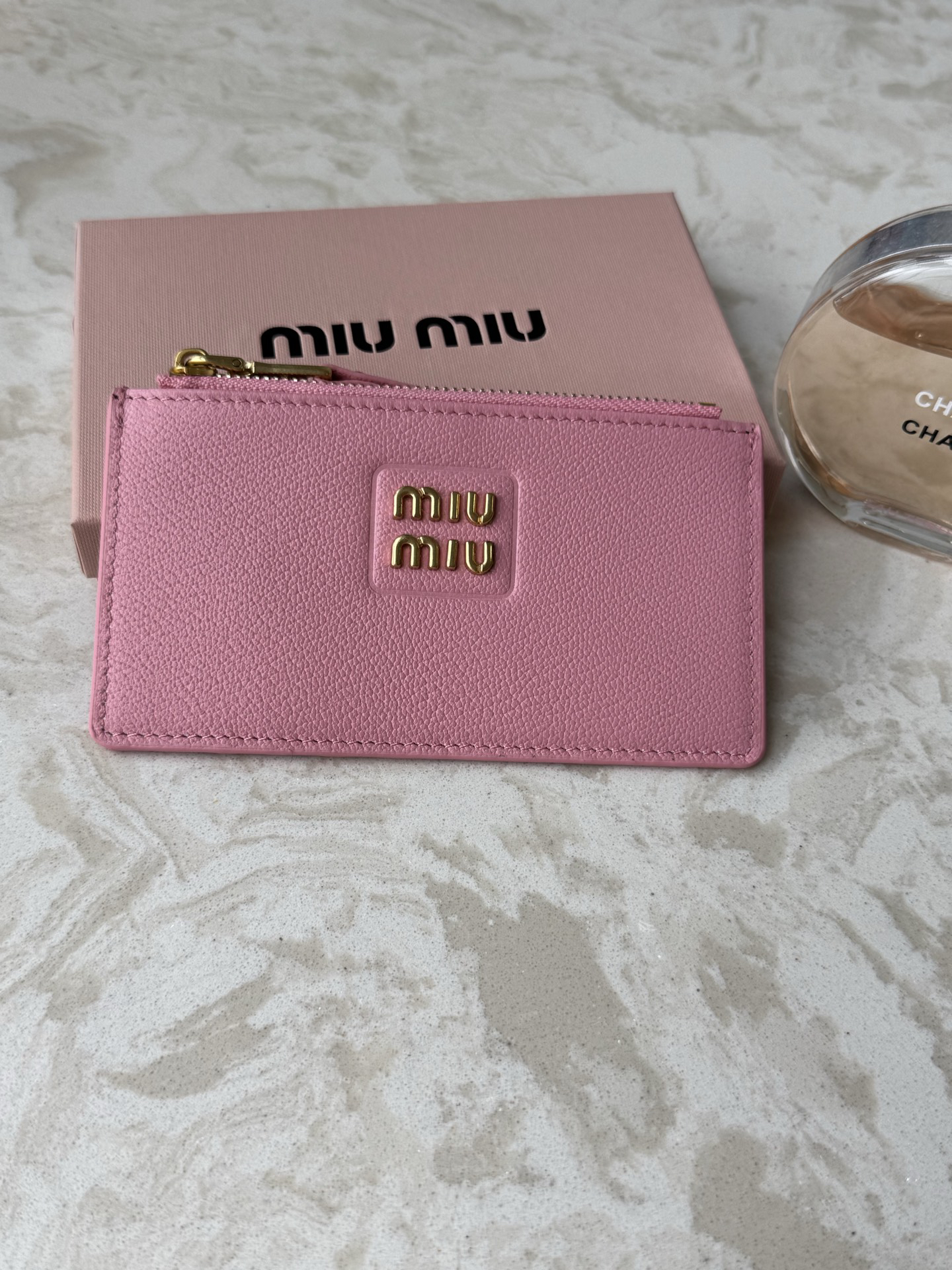 Miu Miu Slim Calf Leather Card Wallet - Image 2
