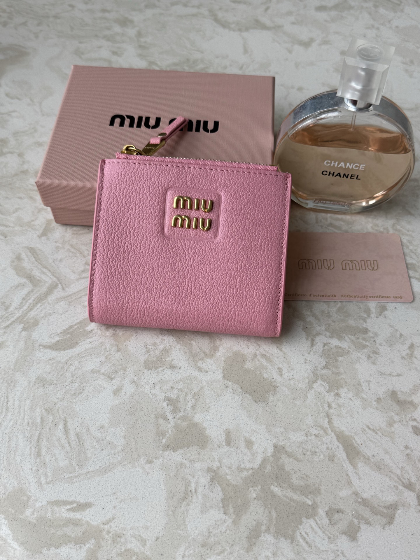 Miu Miu Leather Card Holder - Image 2