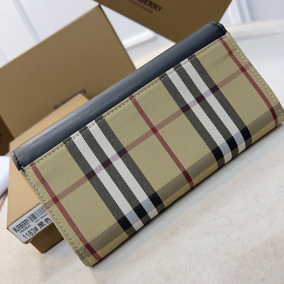 Burberry Vintage Check Long Wallet - Image 2