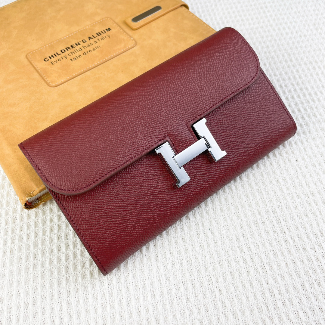 Hermès Constance Leather Wallet Clutch - Image 2