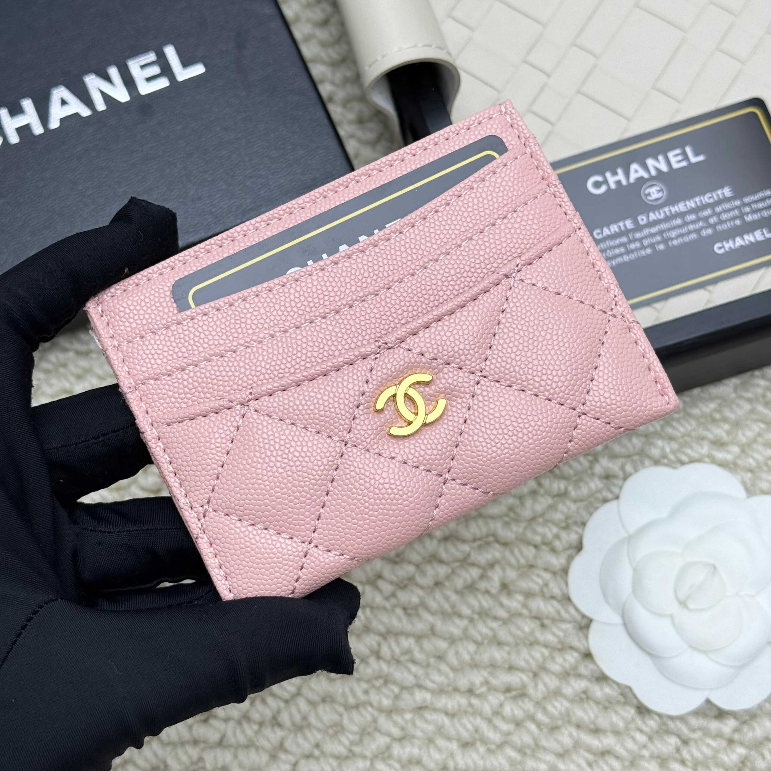 Chanel 2025 Mini Lambskin Card Holder - Image 2