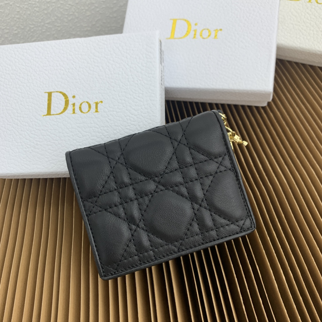 Lady Dior Wallet with Cannage Stitching - Image 2