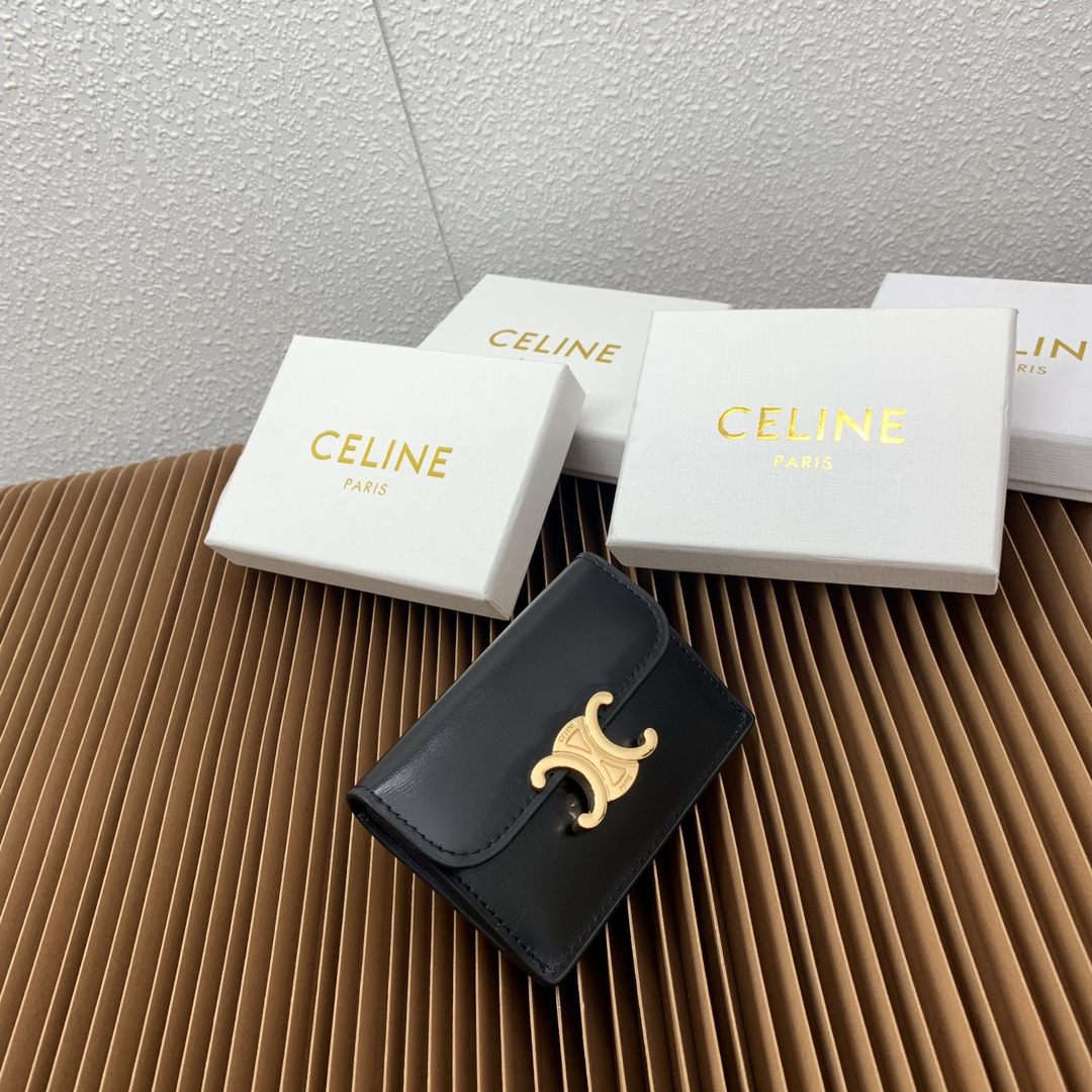 CELINE Triomphe Canvas Card Holder - Image 2