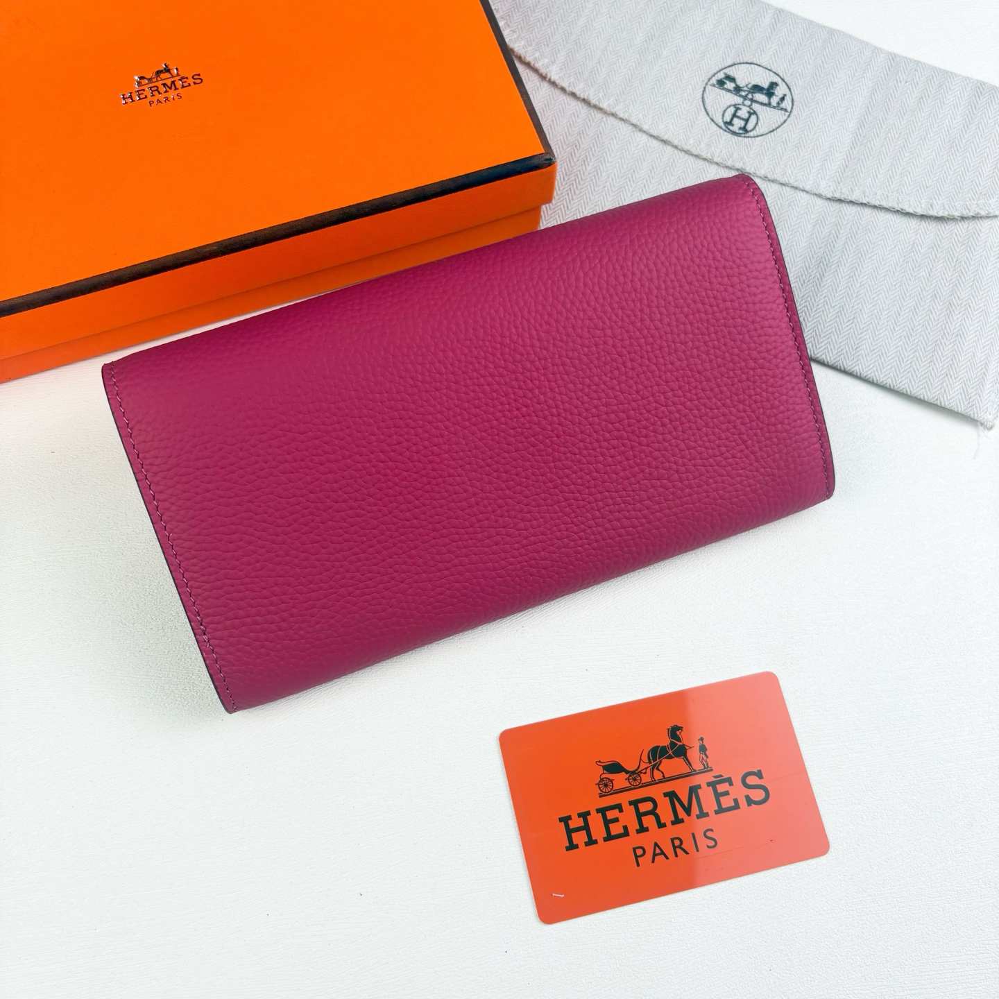 Hermès R.M.S Long Wallet in Evercolor Togo Leather - Image 2
