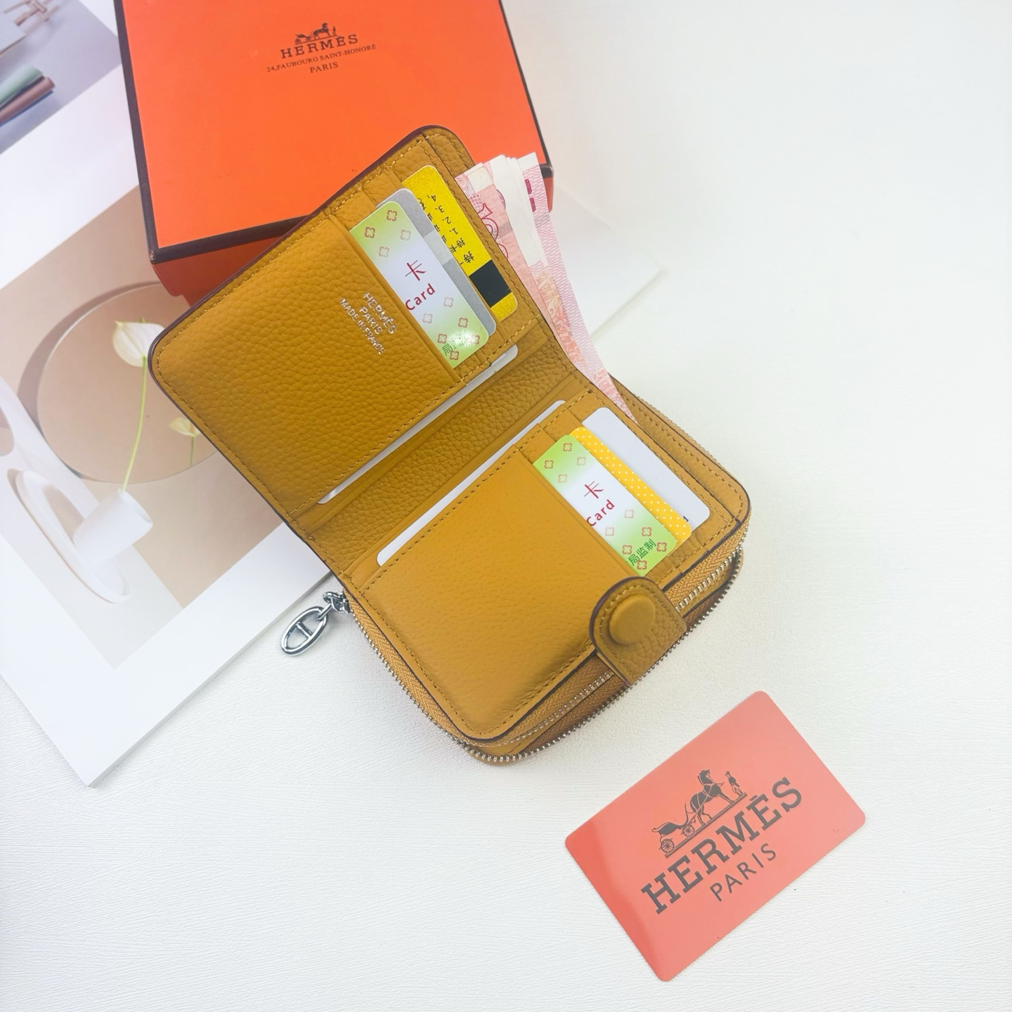 Hermès Silk'in Togo Calfskin Wallet - Image 2