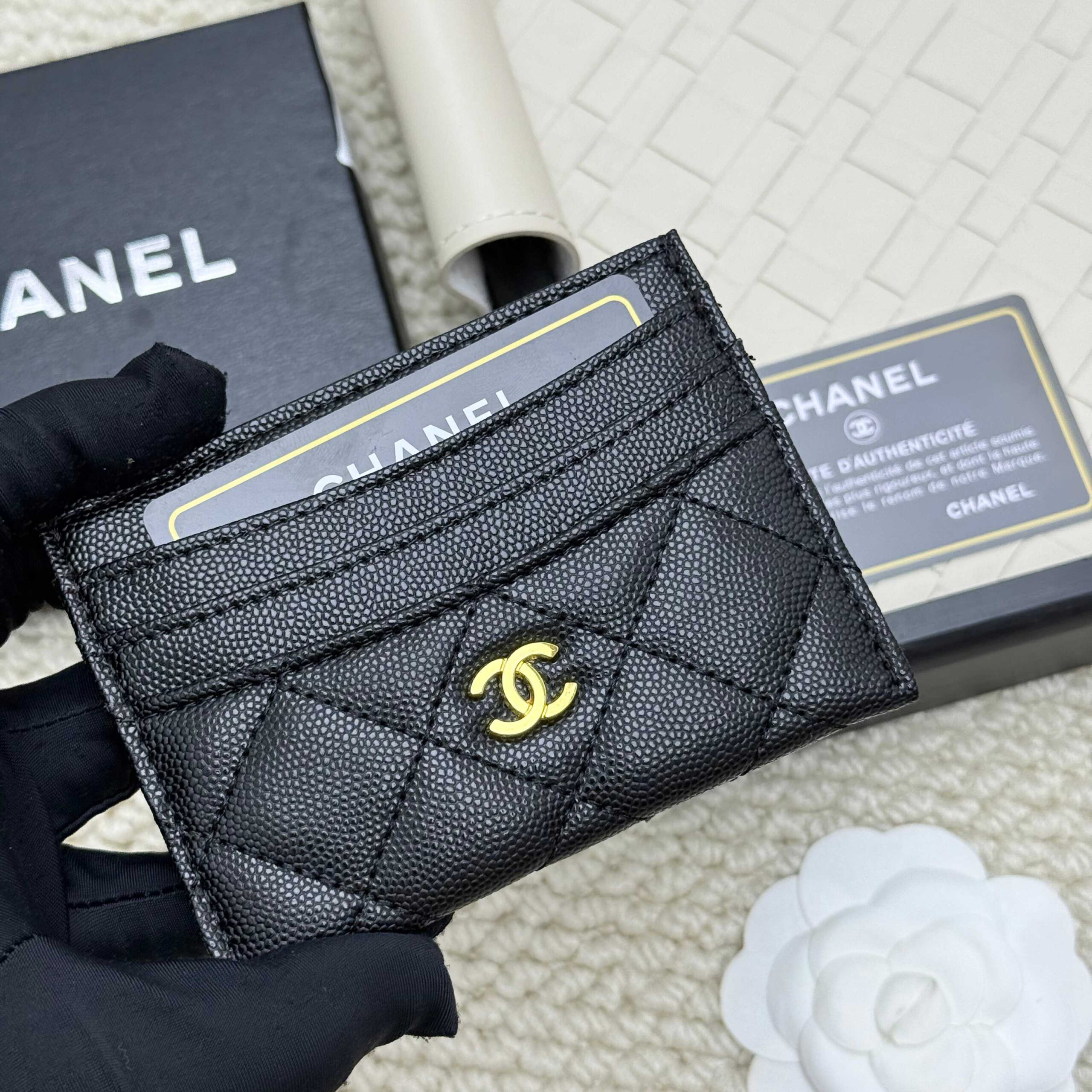 Chanel Lambskin Card Holder - Image 2