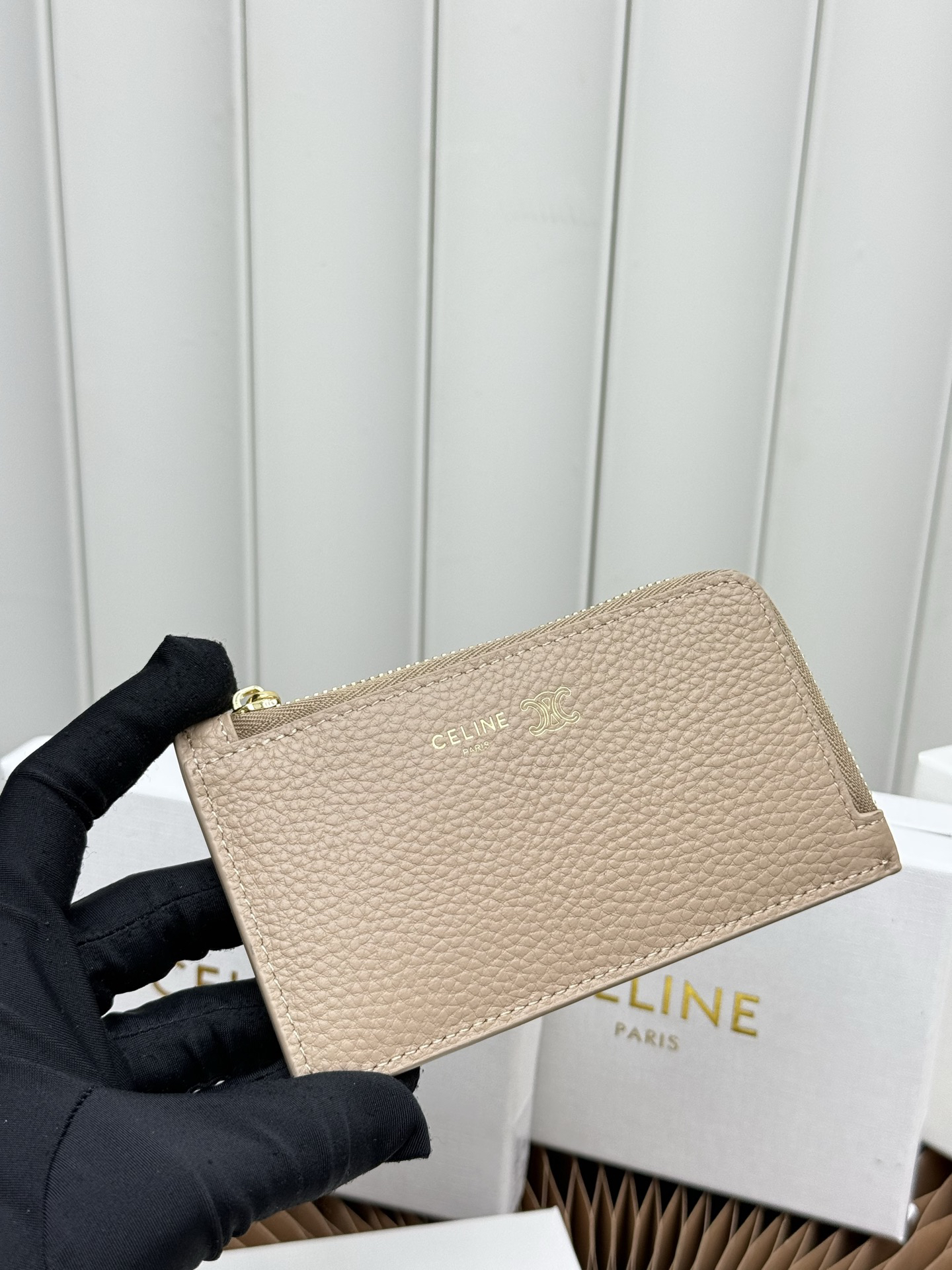 Celine Triomphe Long Zip Card Holder - Image 2