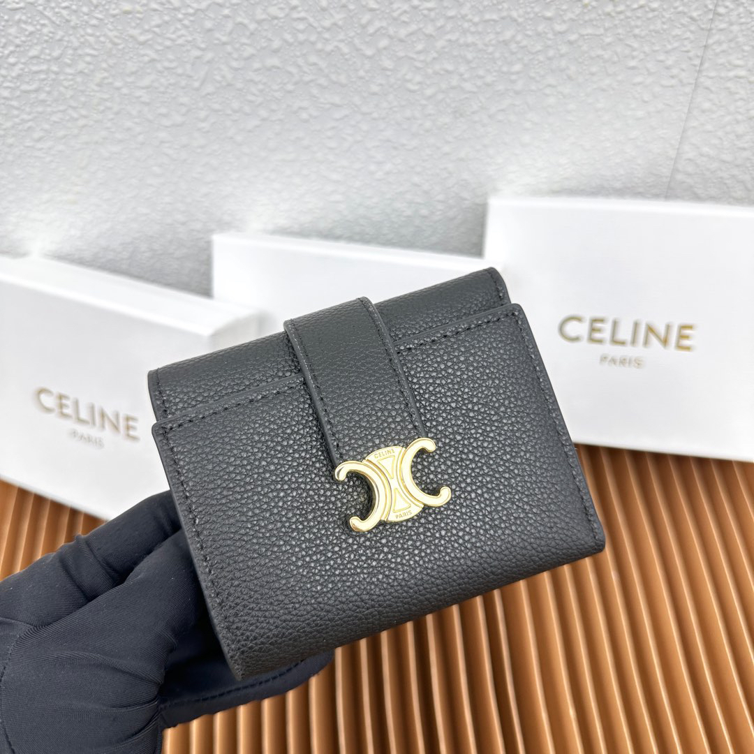 CELINE VICTOIRE Soft Calfskin Leather Wallet - Image 2