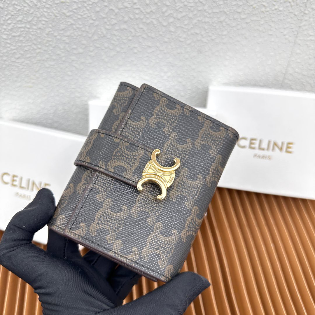 CELINE VICTOIRE Triomphe Leather Wallet - Image 2