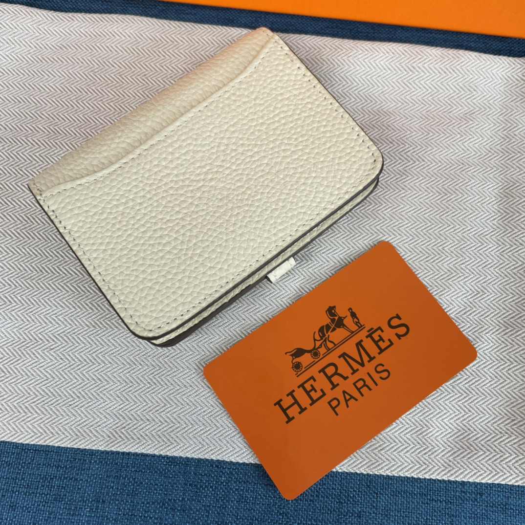 Hermes Togo Leather Card Holder - Image 2