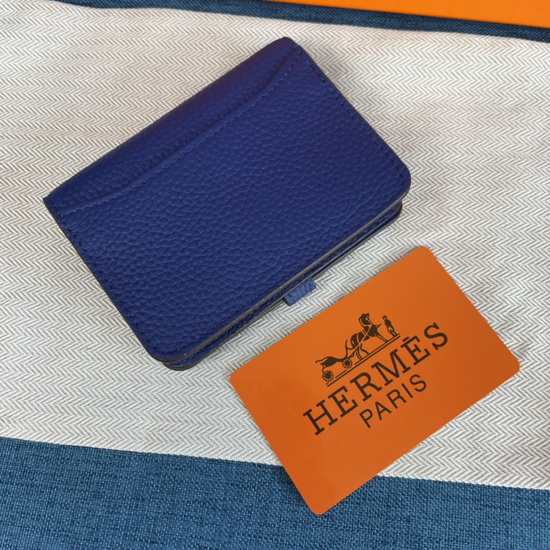 Hermes Togo Leather Card Holder - Image 2