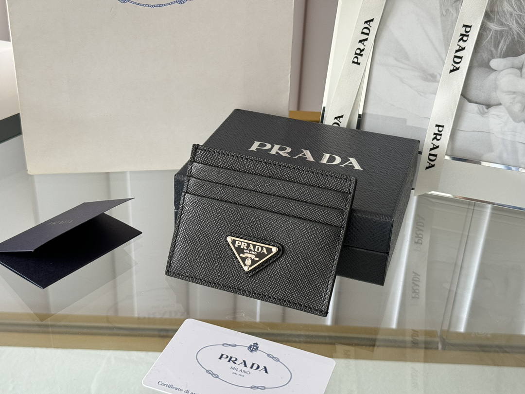 Prada Men's Saffiano Leather Card Holder 2MC223 - Image 2