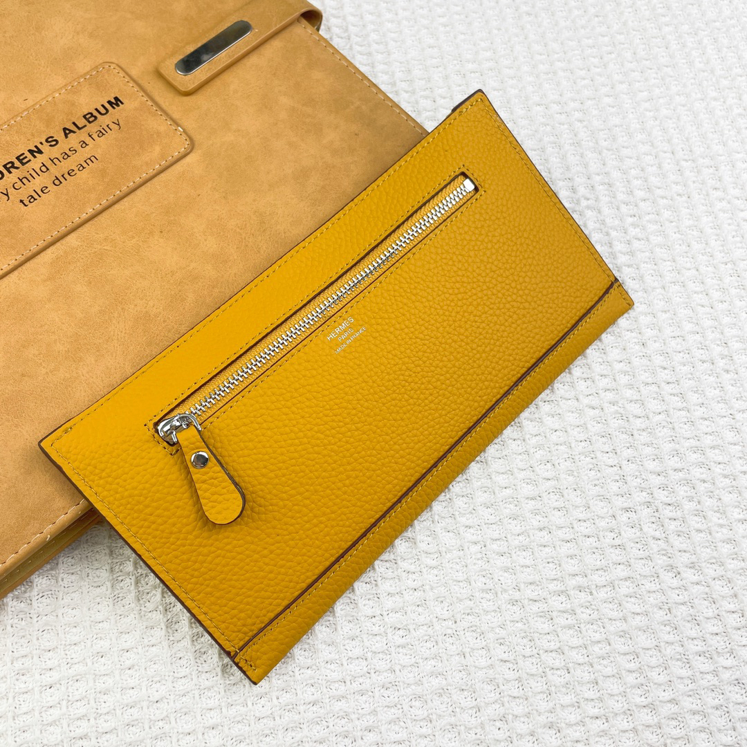 Hermes Silk'in Barenia Calfskin Zip Wallet - Image 2