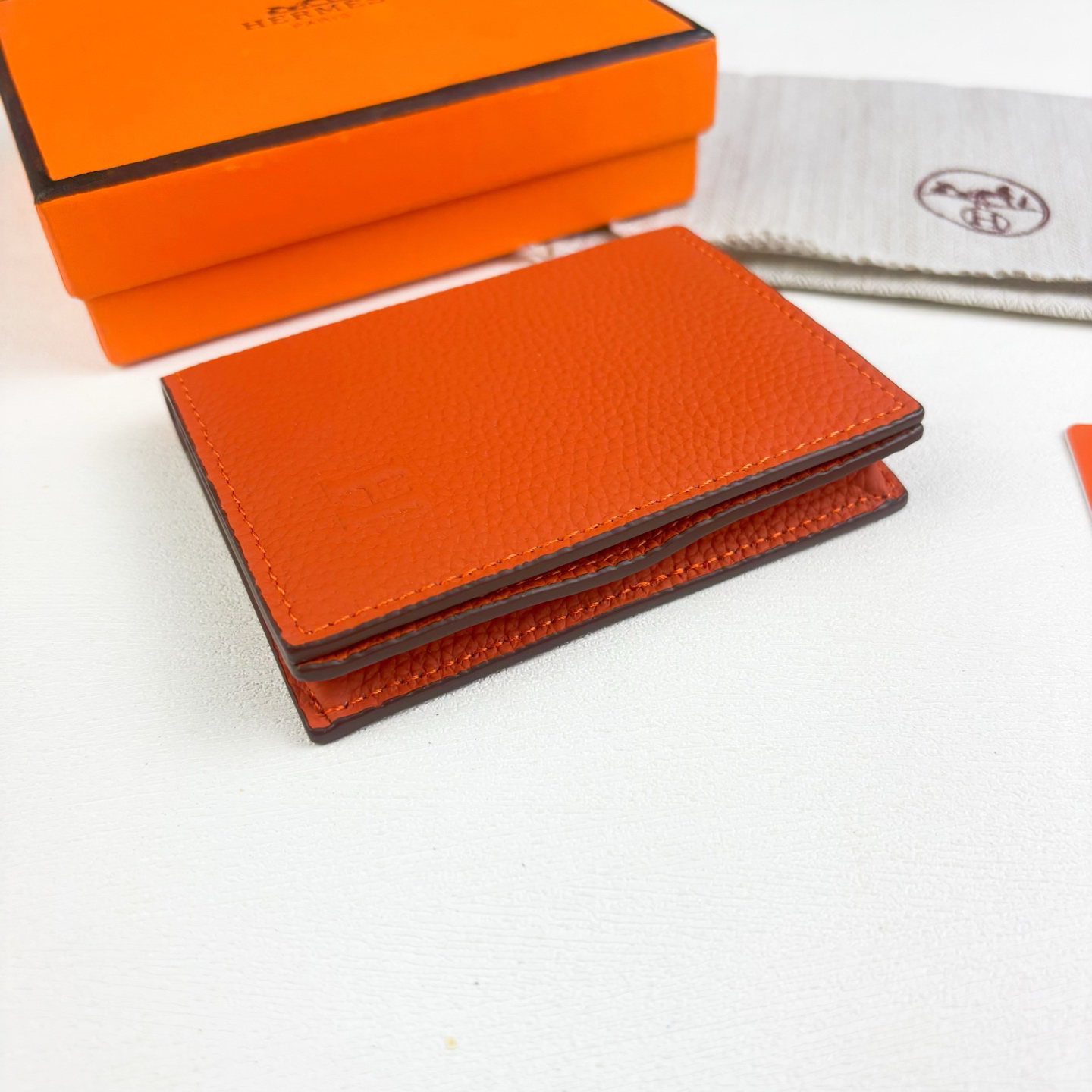 Hermes Togo Leather Card Holder - Image 2