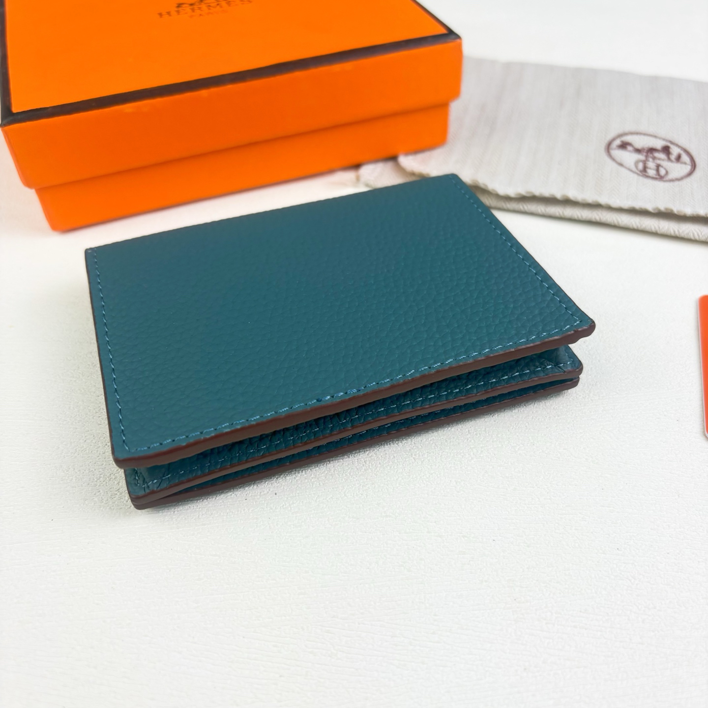 Hermes Togo Leather Card Holder - Image 2