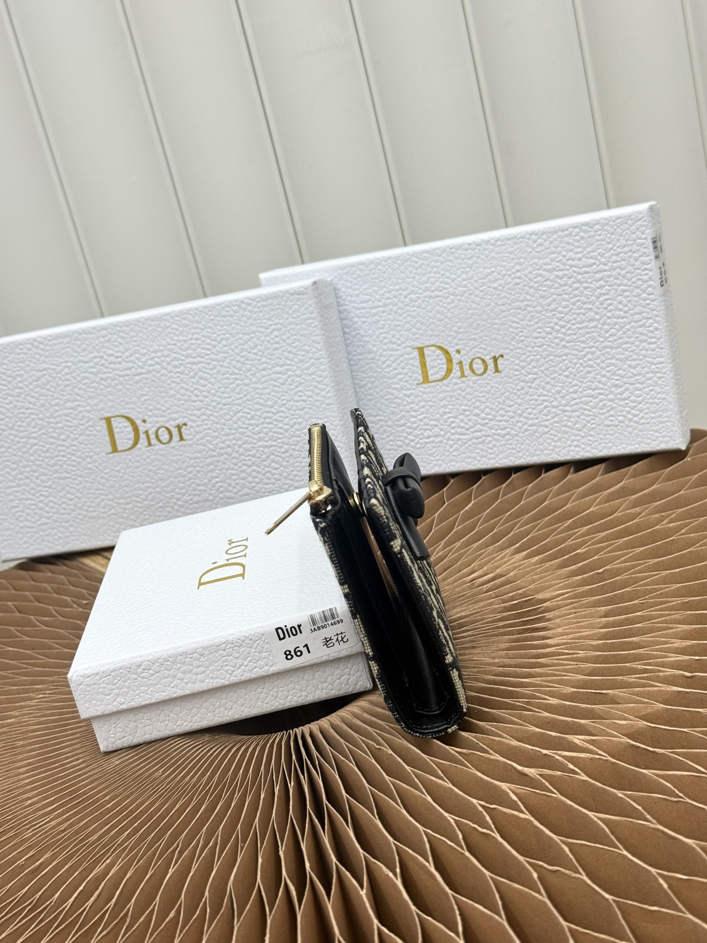 Dior Lady Dior Dahlia Wallet - Image 2