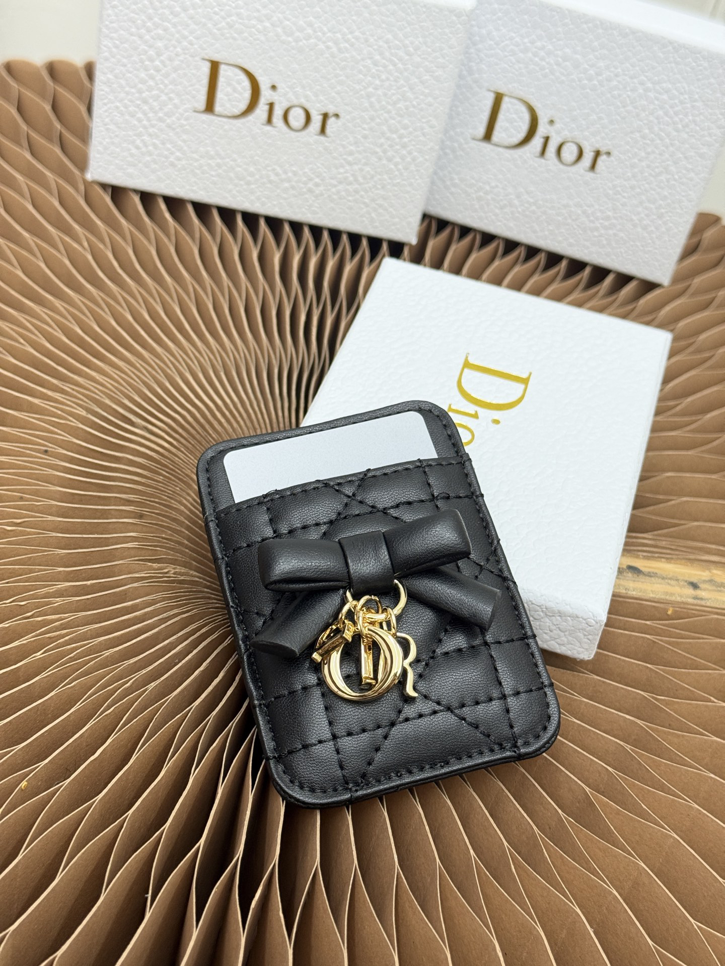 Lady Dior Cannage Lambskin Card Holder - Image 2