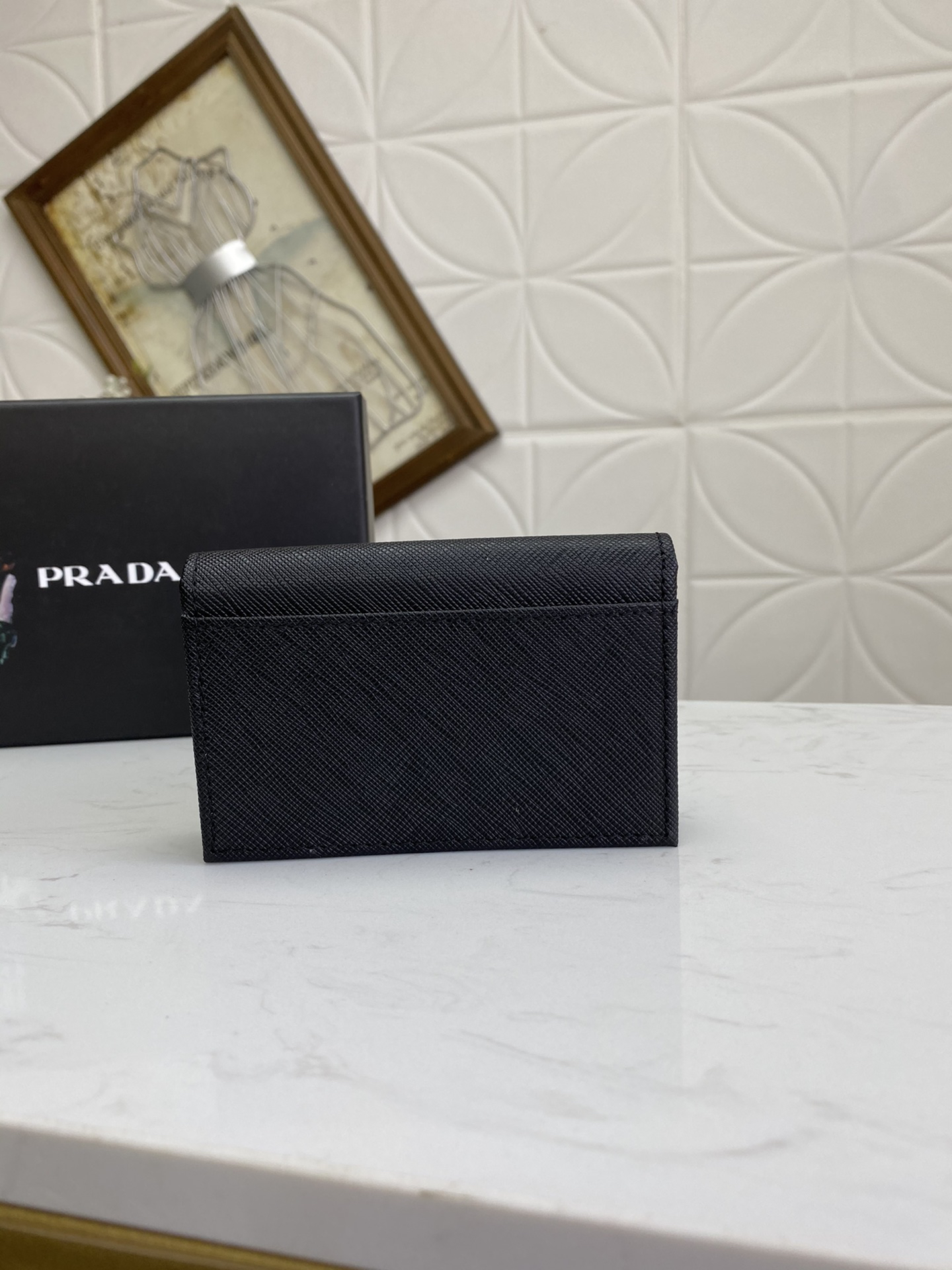 Prada Men's Leather Card Holder - Image 2