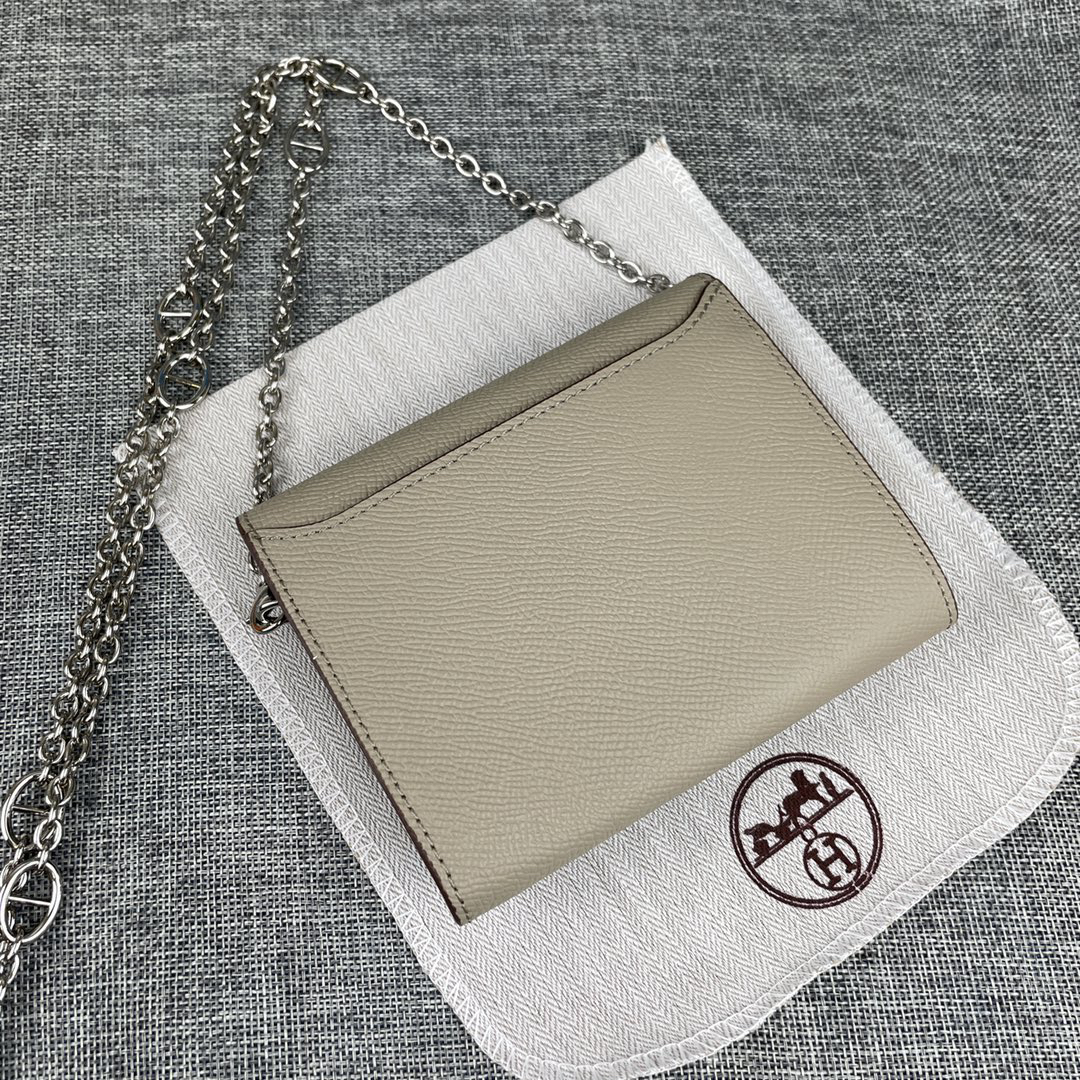 Hermes Constance Palm-Grain Leather Card Holder - Image 2
