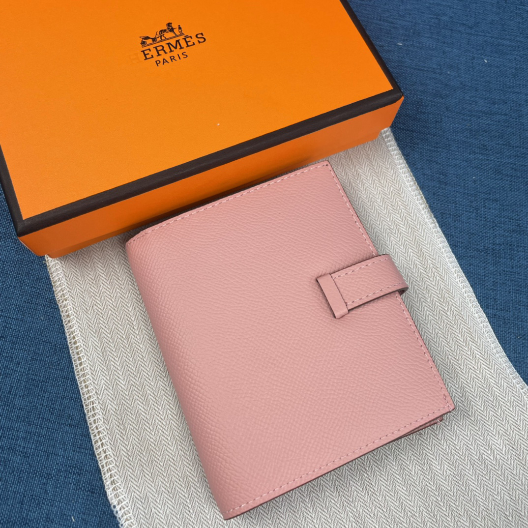Hermes Vertical Palm-Grain Leather Wallet - Image 2