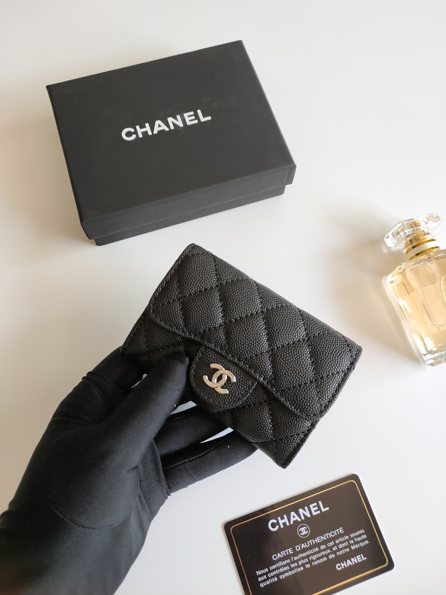 CHANEL Classic Flap Card Holder with Coin Purse - Image 2