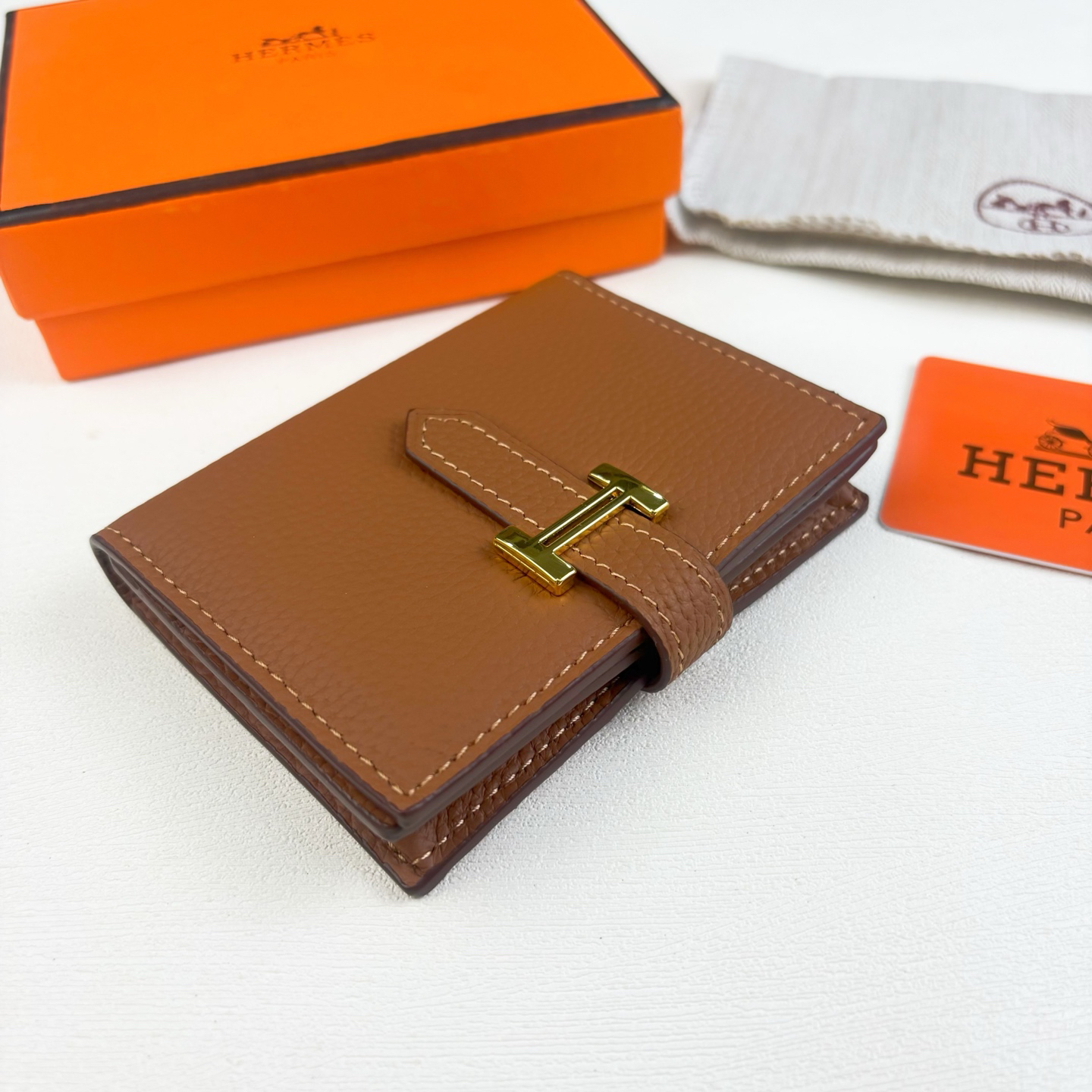 Hermes Togo Leather Card Holder - Image 2