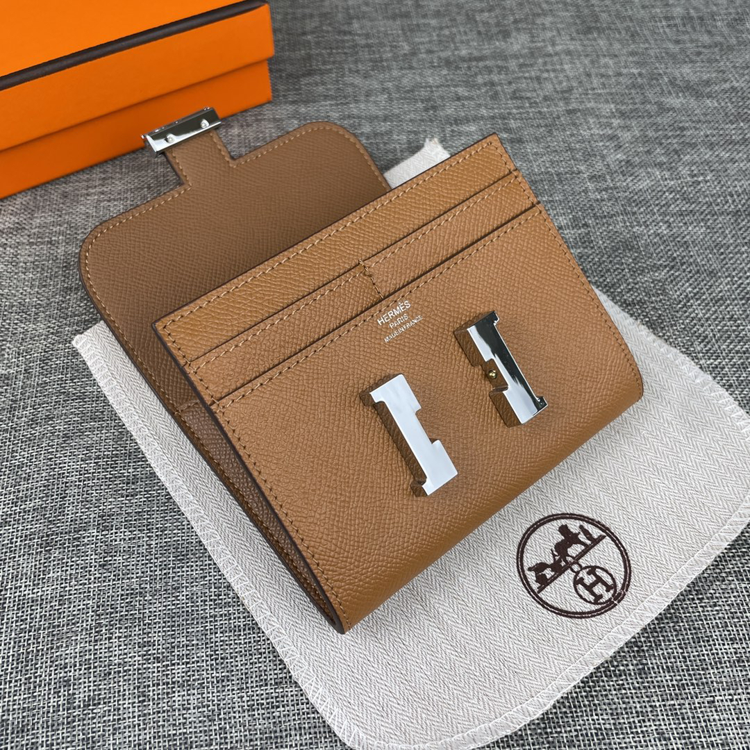 Hermes Constance 537 Palm-Grain Leather Wallet - Image 2