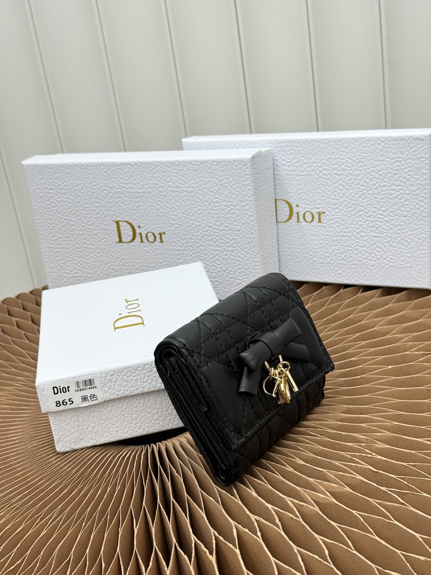 Lady Dior Lotus Wallet - Image 2