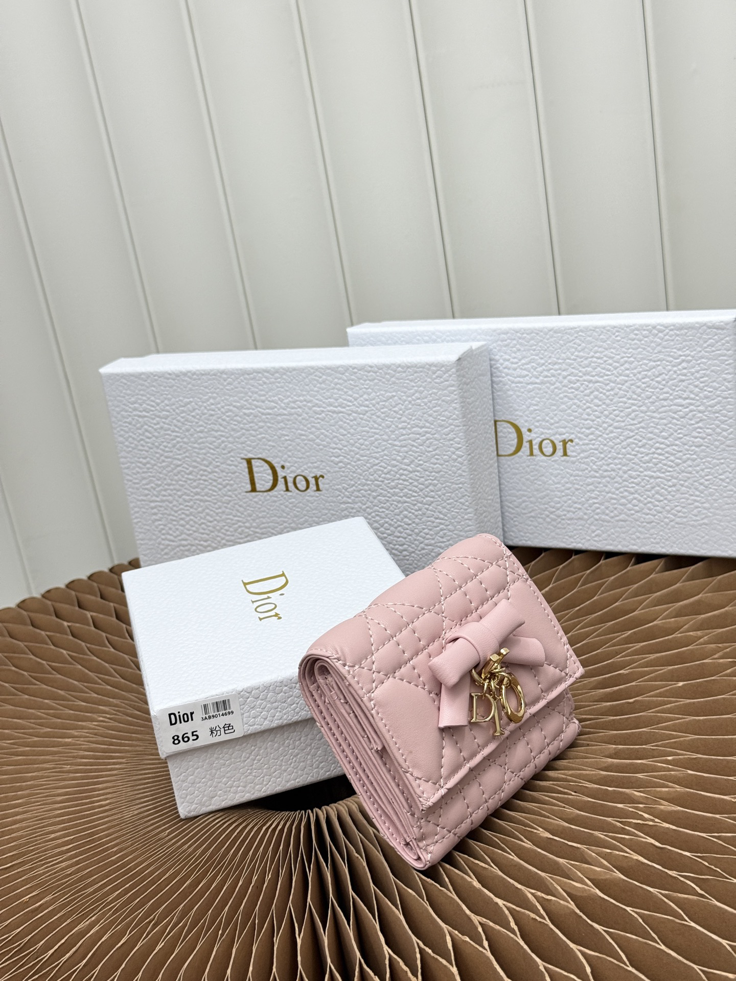 Lady Dior Lotus Wallet - Image 2
