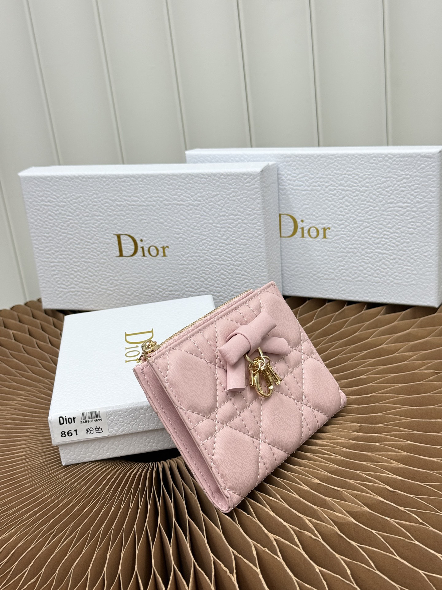 Lady Dior Dahlia Wallet - Image 2