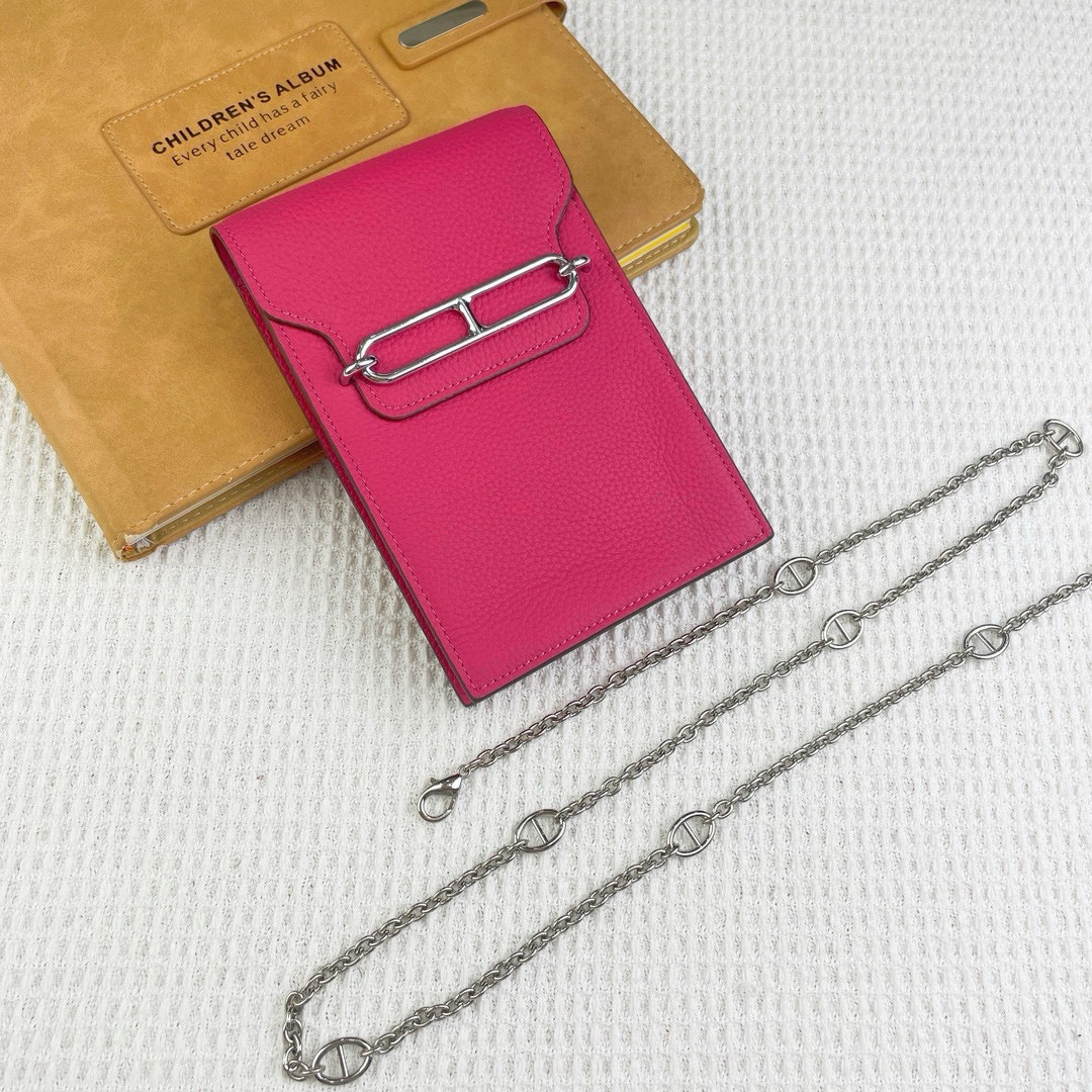 Hermes Pig Nose Leather Crossbody Bag - Image 2
