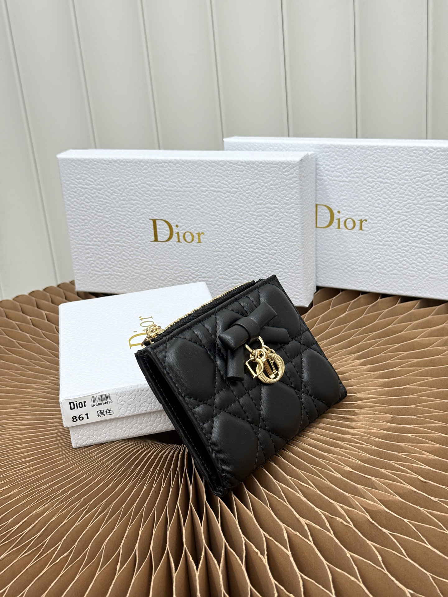 Lady Dior Dahlia Wallet - Image 2