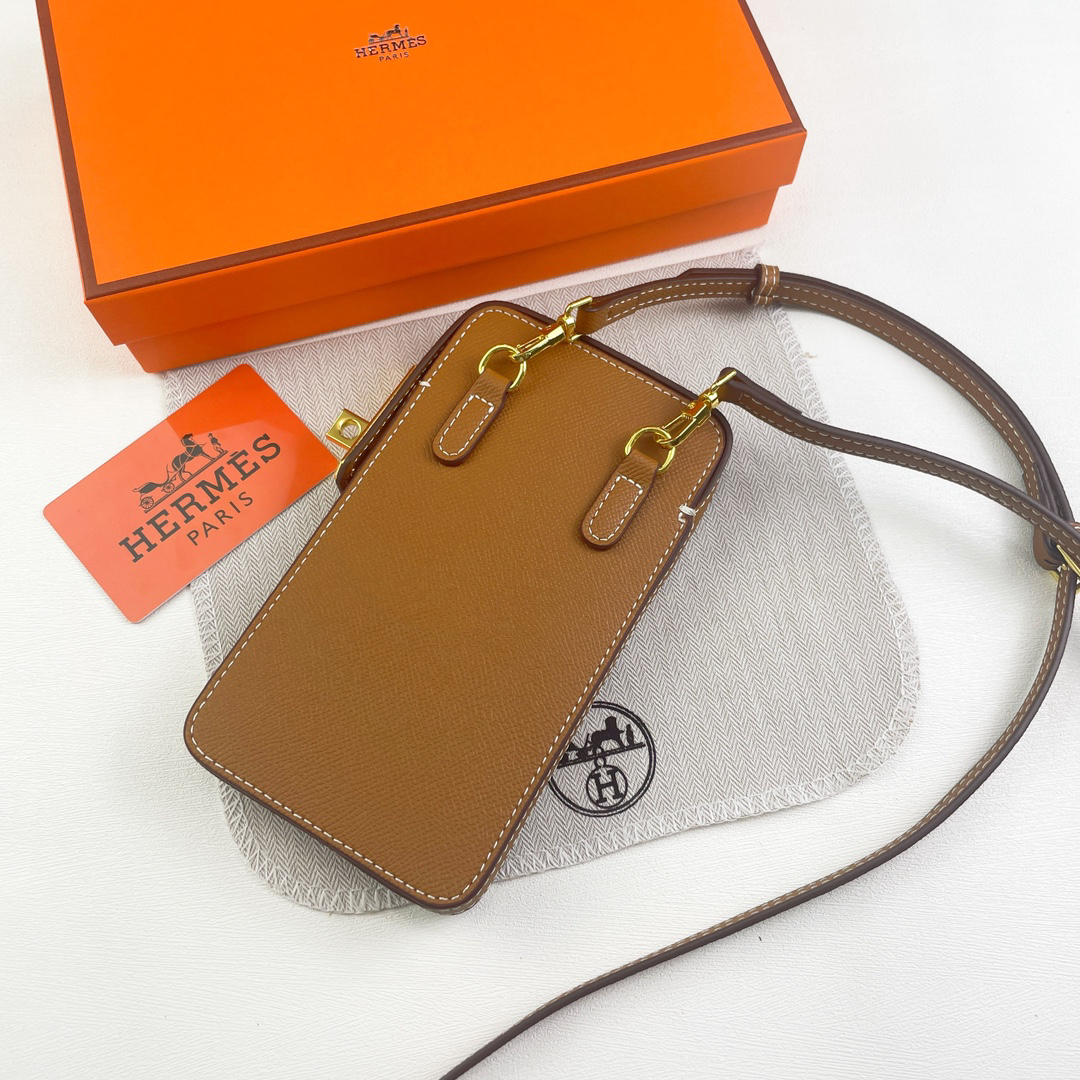 Hermes Hac a Box Tadelakt Calfskin Phone Case - Image 2