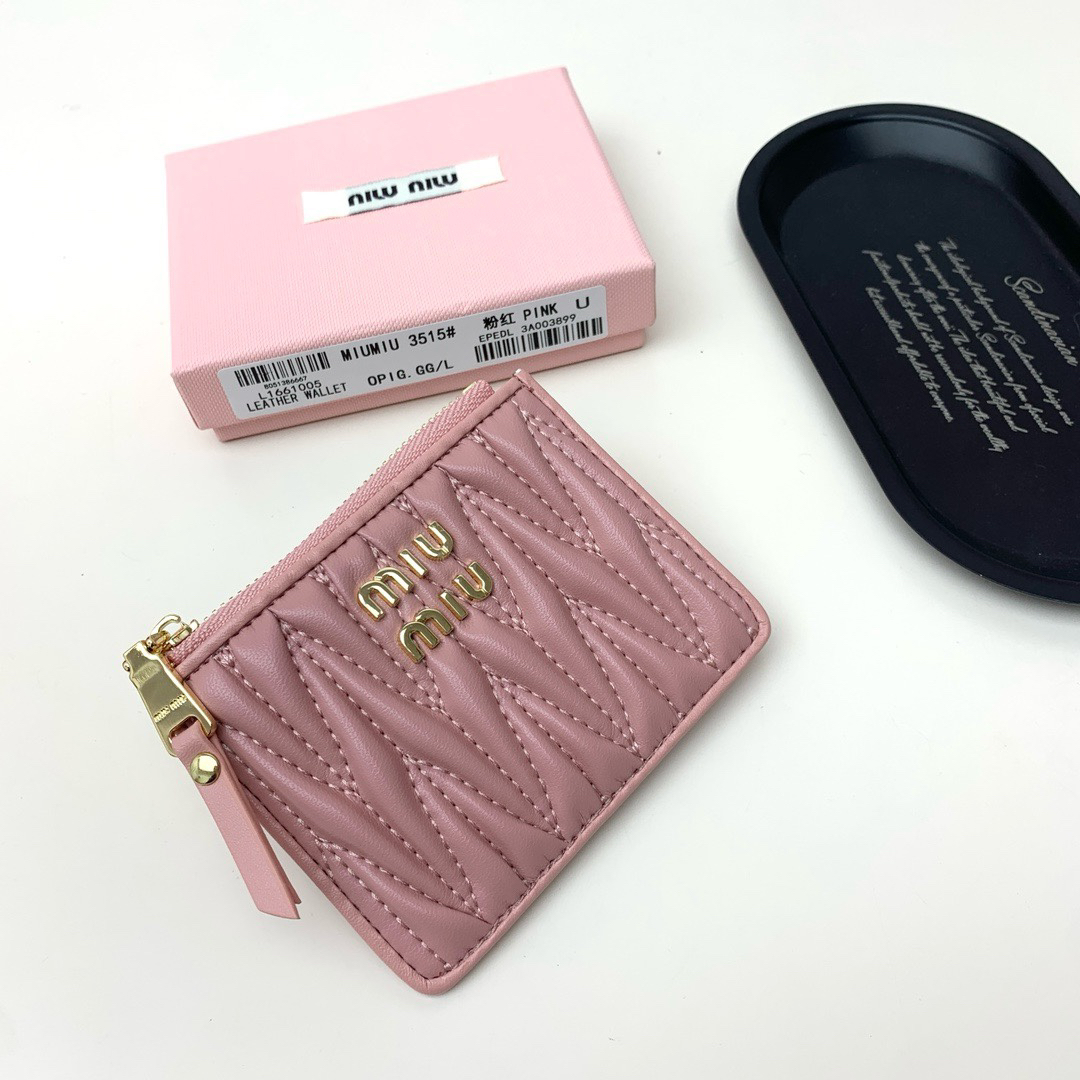 Miu Miu Embossed Leather Wallet - Image 2