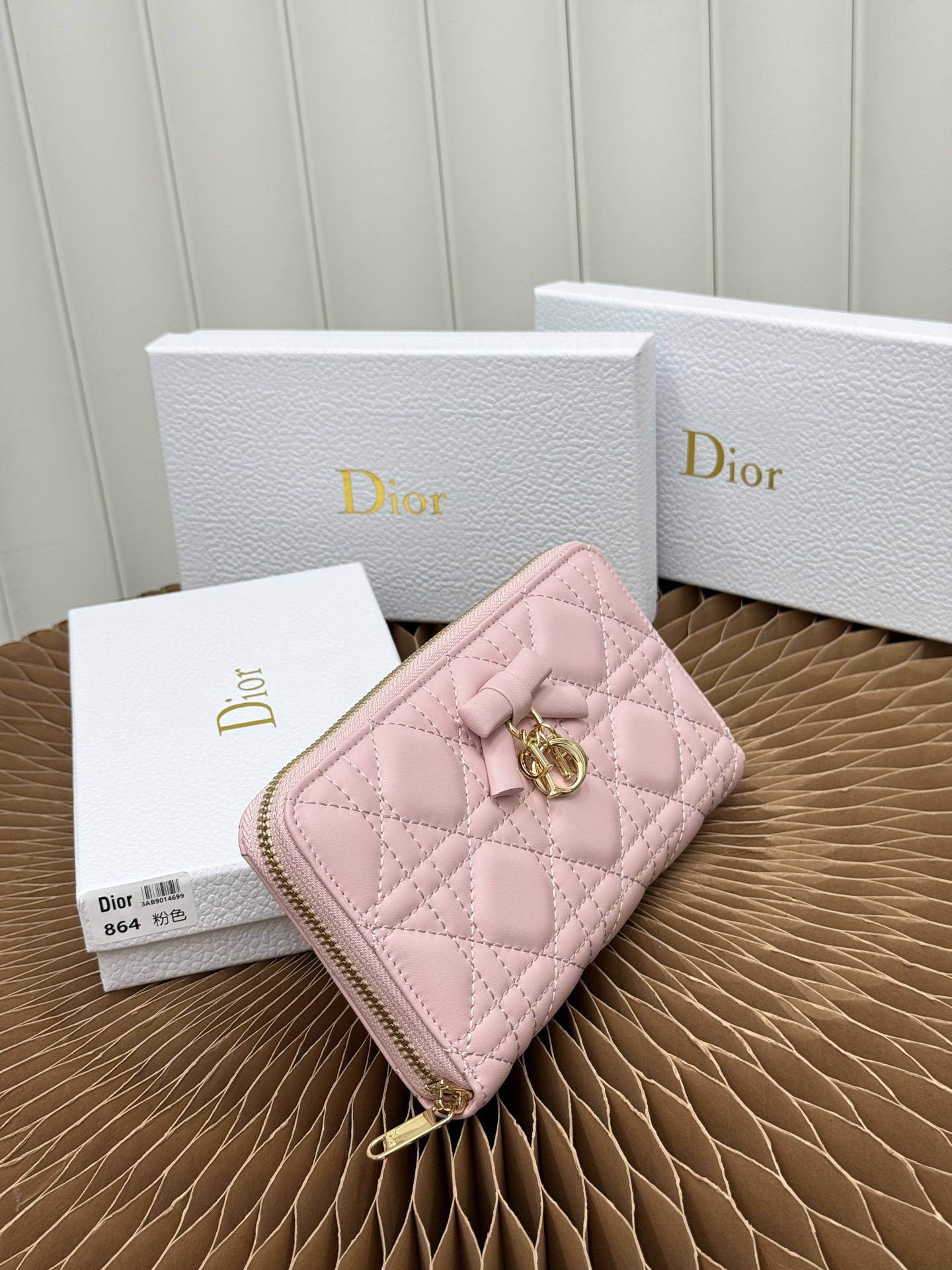 Dior Voyageur Slim Wallet in Blue Dior Oblique - Image 2