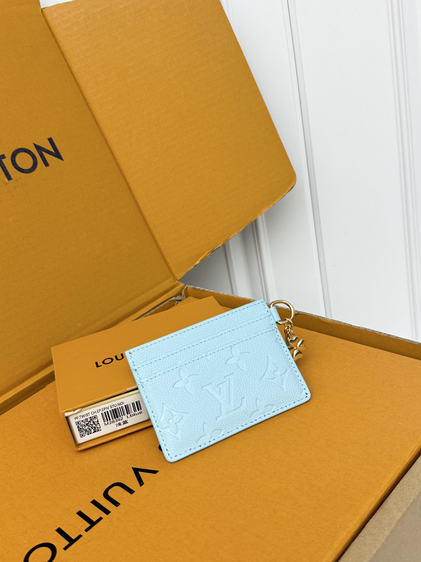 Louis Vuitton Charms Monogram Card Holder M28392 in Light Blue - Image 2