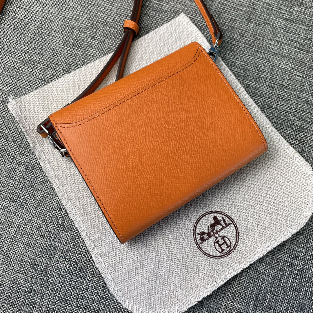 Hermes Constance Palm-Grain Calfskin Crossbody Bag - Image 2