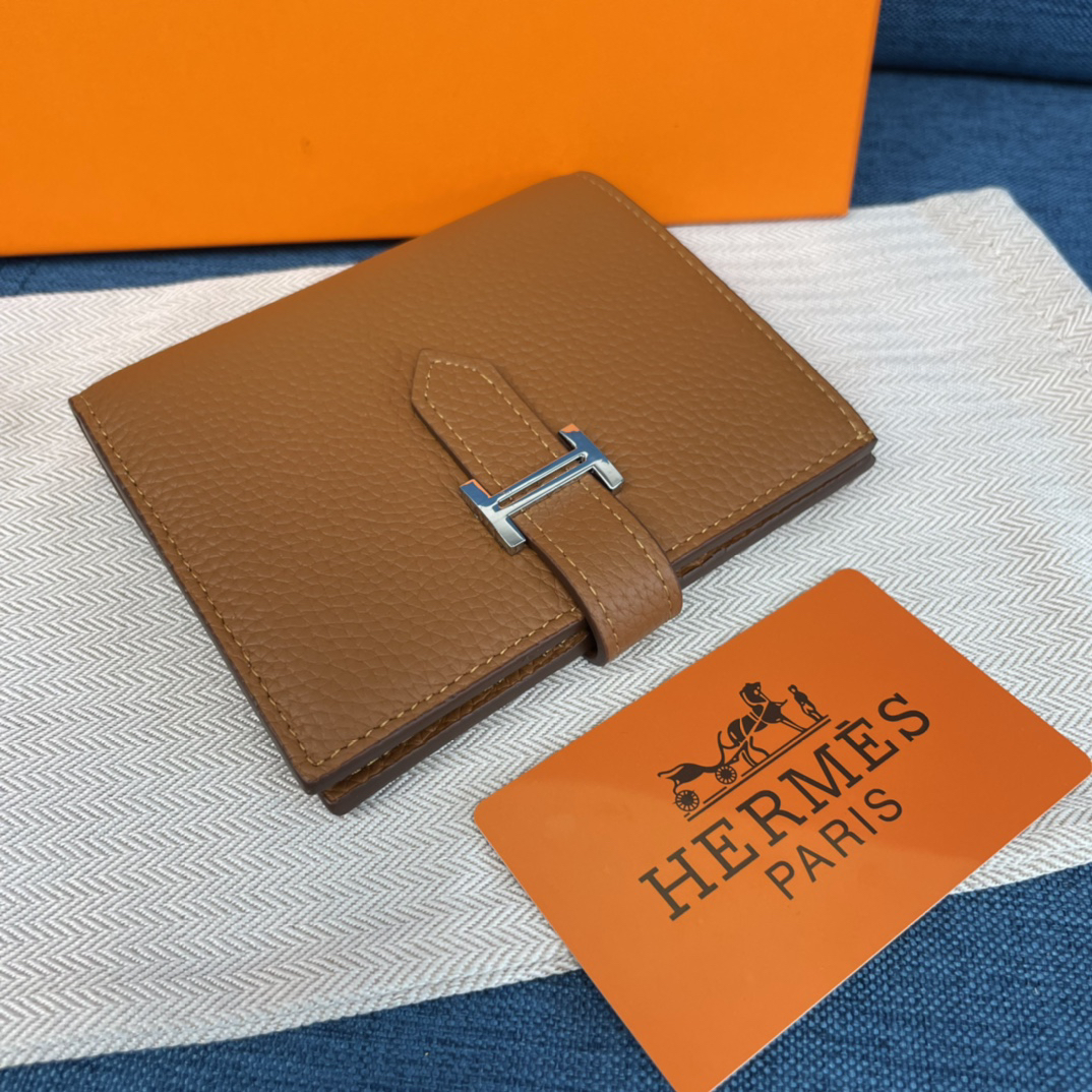 Hermes Togo Calfskin Vertical Wallet - Image 2